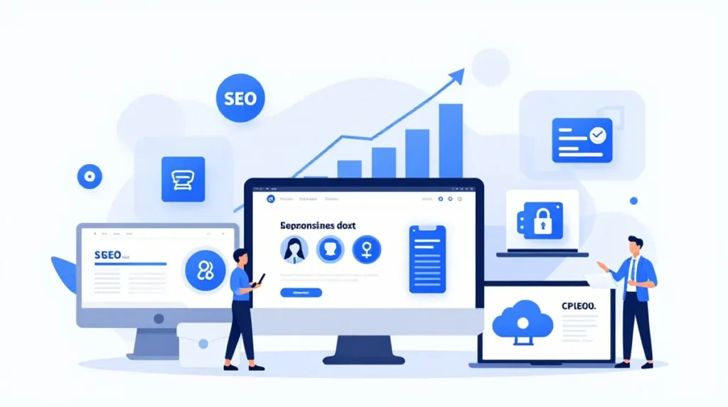 web business growth through SEO, digital marketing, analytics , and secure website solutions